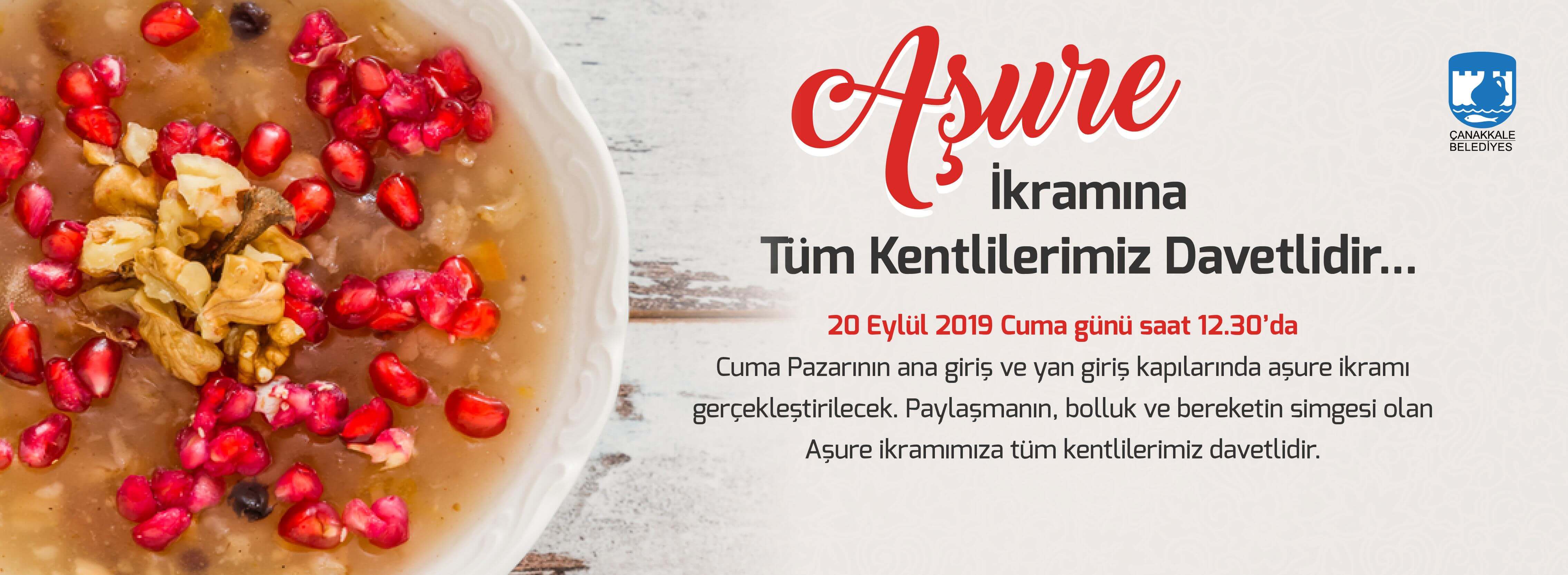 Aşure İkramına Tüm Kentlilerimiz Davetlidir…