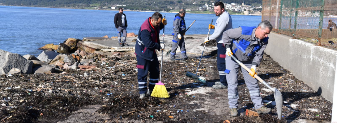 Yağışların Ardından Temizlik Çalışmaları Sürüyor