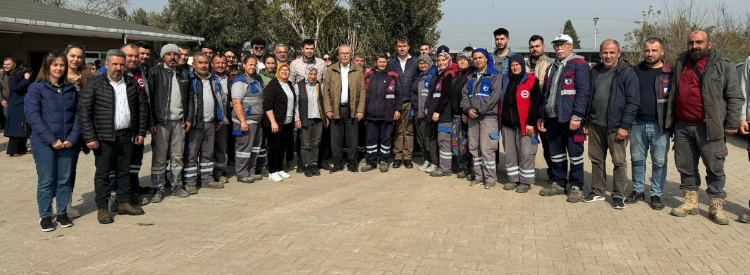 Başkan Gökhan Park ve Bahçeler Müdürlüğü Personeli ile Bir Araya Geldi
