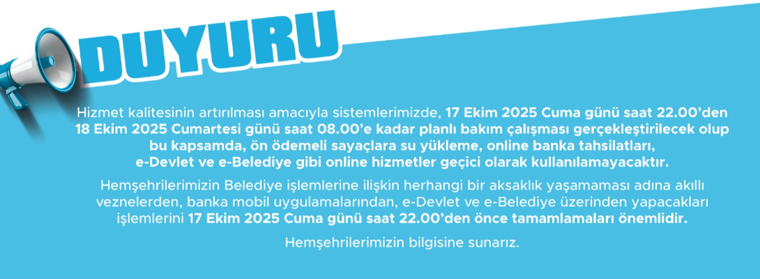 Önemli Duyuru