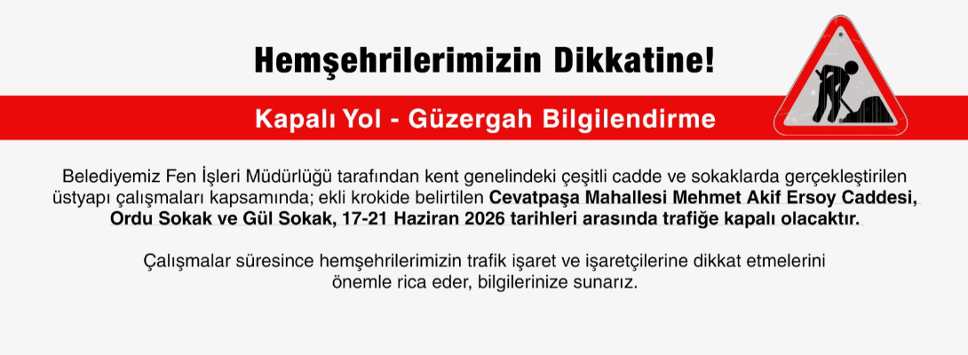 Kapalı Yol Bilgilendirme