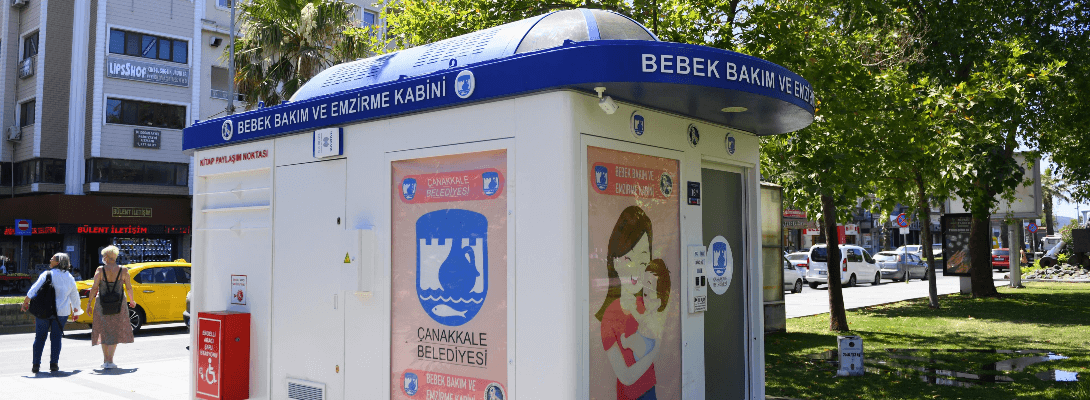 Yenilenen Bebek Bakım ve Emzirme Kabinleri Kentlilerimizin Hizmetinde