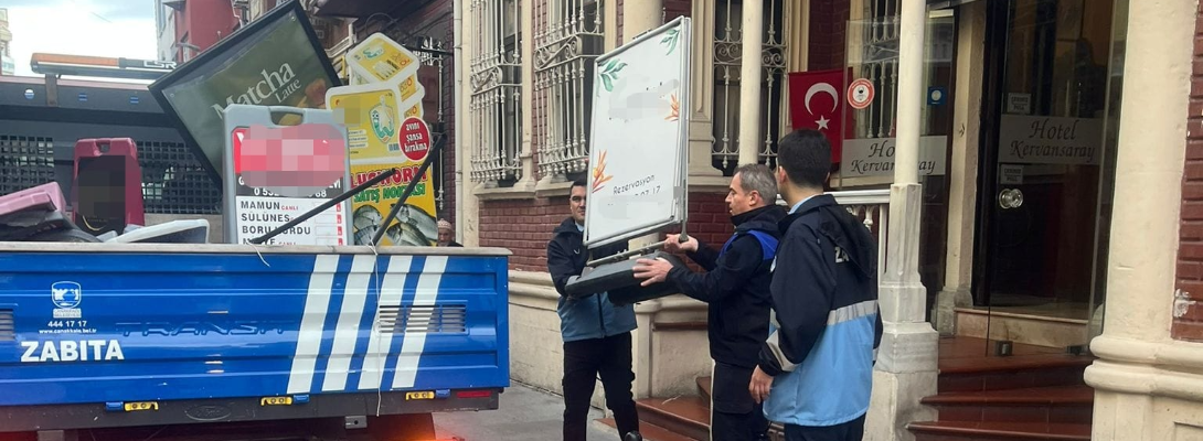 Zabıta Müdürlüğünden İşgaliye Denetimi