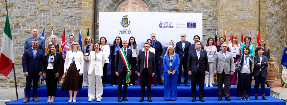 Başkan Erkek, Avrupa Seramik Rotası Genel Kurulu'nda