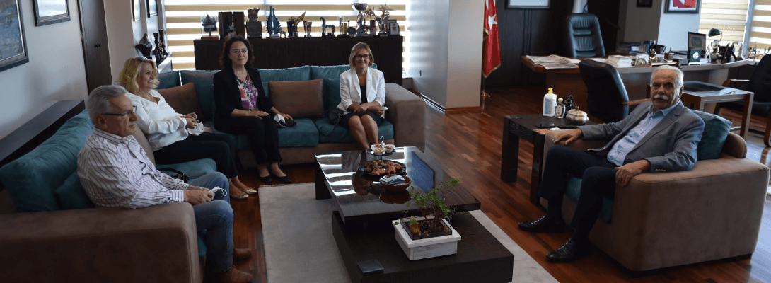 Başkan Gökhan Çağdaş Eğitim Kooperatifini Ağırladı