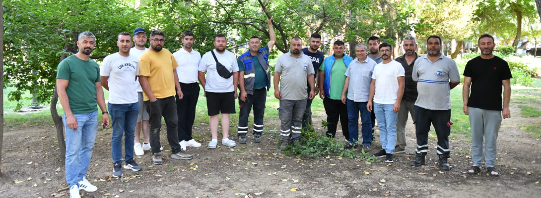 Park ve Bahçeler Müdürlüğünde Eğitim Çalışmaları Sürüyor