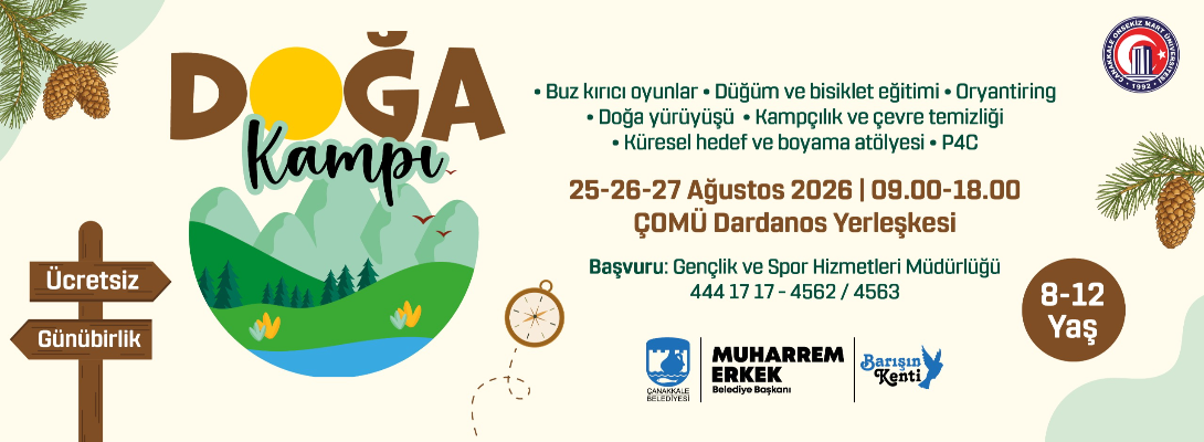 Çocuklar için Doğa Kampı Başlıyor