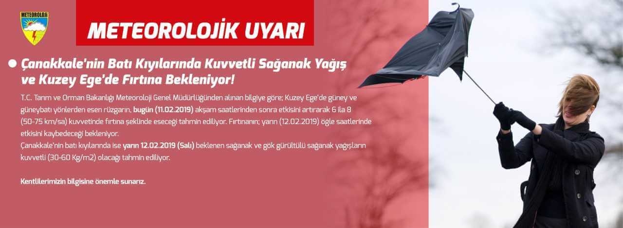 Meteorolojik Uyarı…