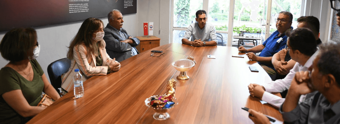 Başkan Gökhan'dan Eğitim-İş'e Ziyaret