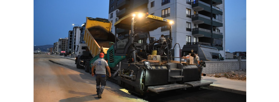 Üstyapı Çalışmaları Gece Gündüz Devam Ediyor…