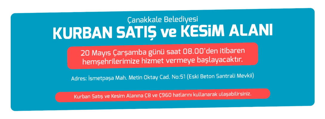 Kurban Satış ve Kesim Alanına İlişkin Bilgilendirme ve Önemli Duyurular