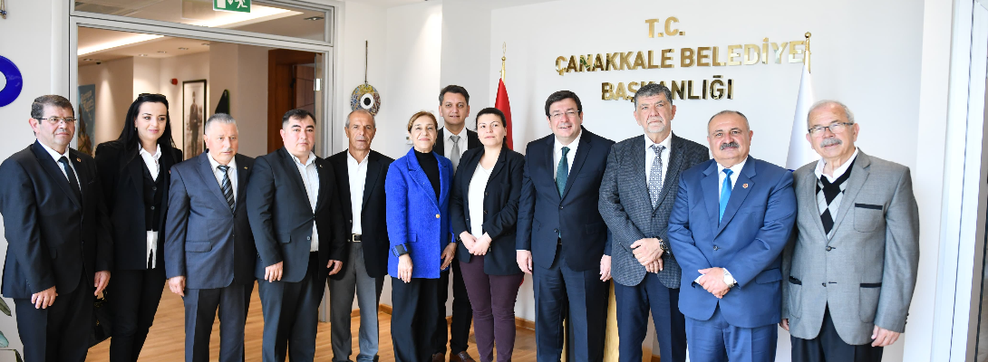 Başkan Erkek Konuklarını Ağırladı