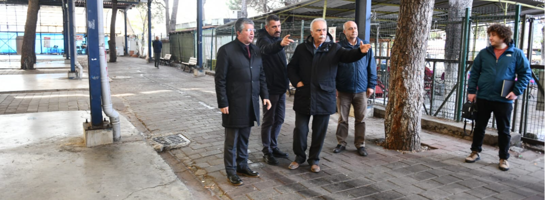 Başkan Gökhan Pazar Yerinde İncelemelerde Bulundu