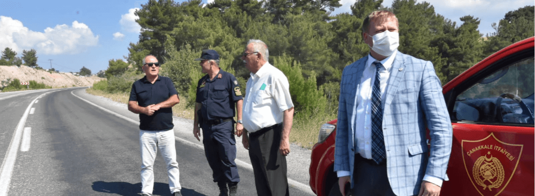 Başkan Gökhan Yangın Yerinde İncelemelerde Bulundu