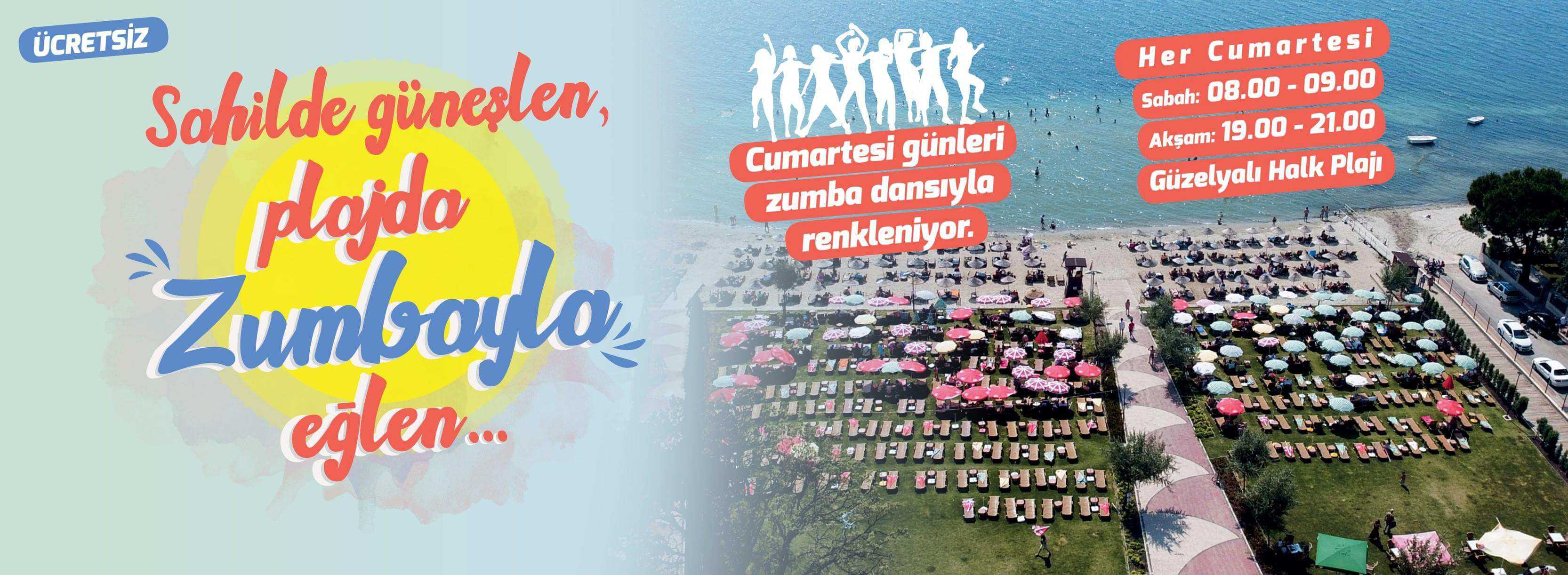 Plajda Zumba Keyfi Başlıyor…