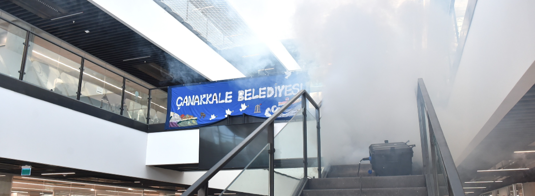 Çanakkale Belediyesinde Yangın Tatbikatı Gerçekleştirildi