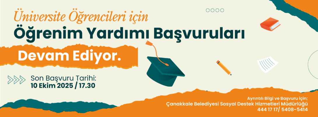 Üniversite Öğrencileri için Öğrenim Yardımı Başvuruları Devam Ediyor…