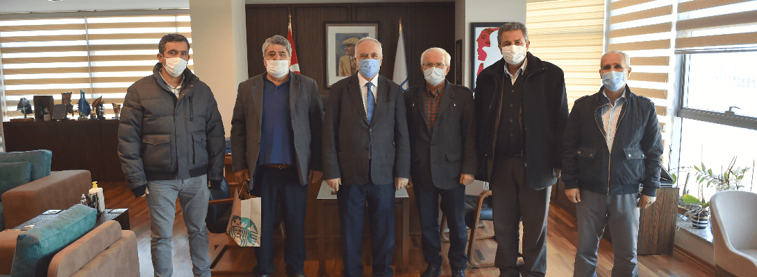 Başkan Gökhan Kooperatif Başkanlarını Ağırladı