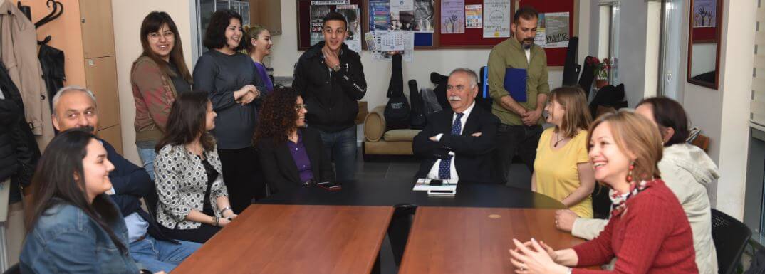 Başkan Gökhan'dan Akçansa Güzel Sanatlar Lisesi'ne Ziyaret