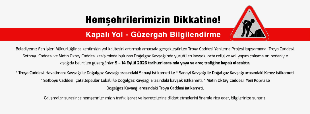 Kapalı Yol Bilgilendirme