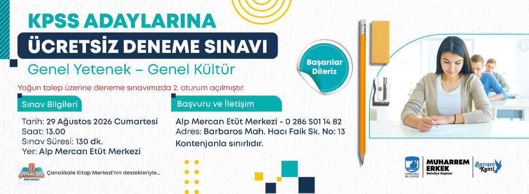 KPSS Adayları için Ücretsiz Deneme Sınavı İki Oturum Olarak Düzenlenecek