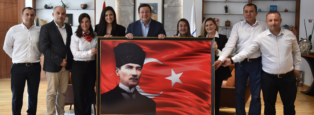 Başkan Erkek Konuklarını Ağırladı