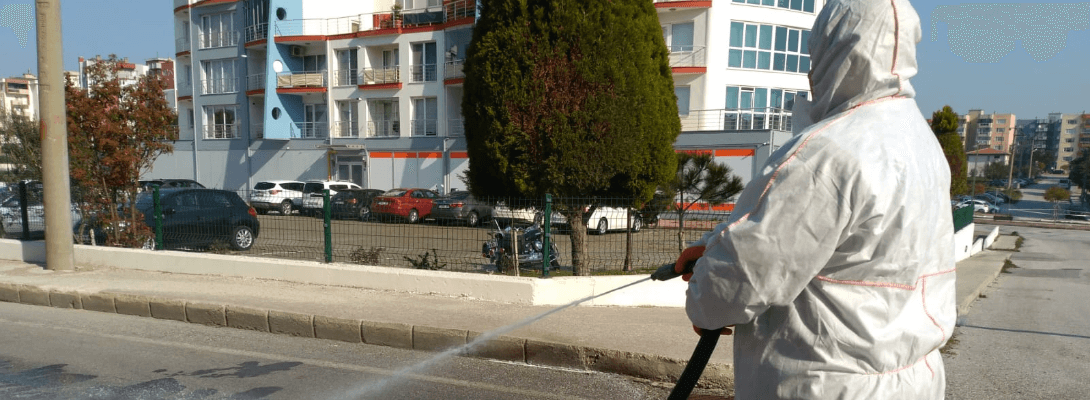 Dezenfeksiyon Çalışmaları Tüm Hızıyla Sürüyor