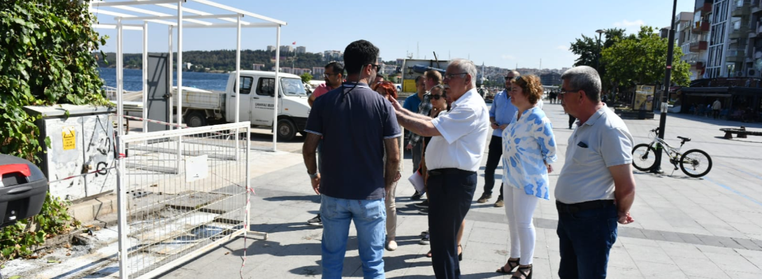 Başkan Gökhan Teknik İnceleme Gezisinde