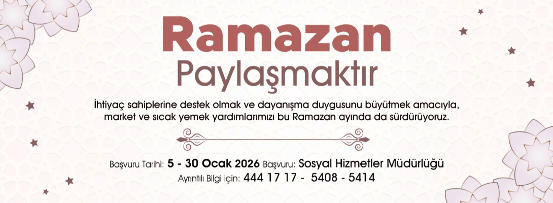 Ramazan Paylaşmaktır…