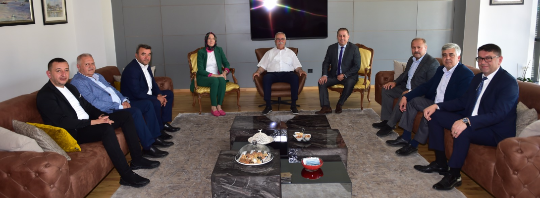 Esnaf Odalarından Başkan Gökhan'a Ziyaret