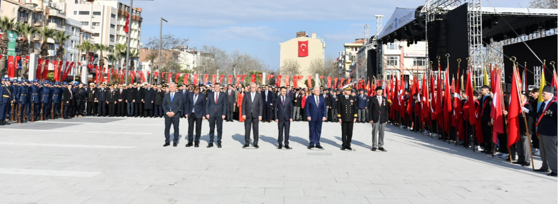 Çanakkale Zaferi'nin 109. Yıldönümü Kutlamaları Çelenk Töreni İle Başladı