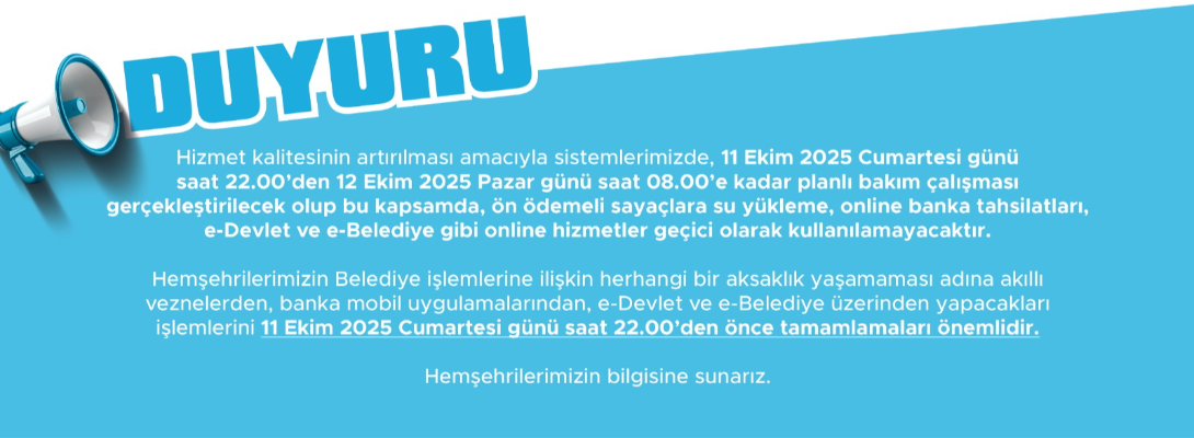 Önemli Duyuru