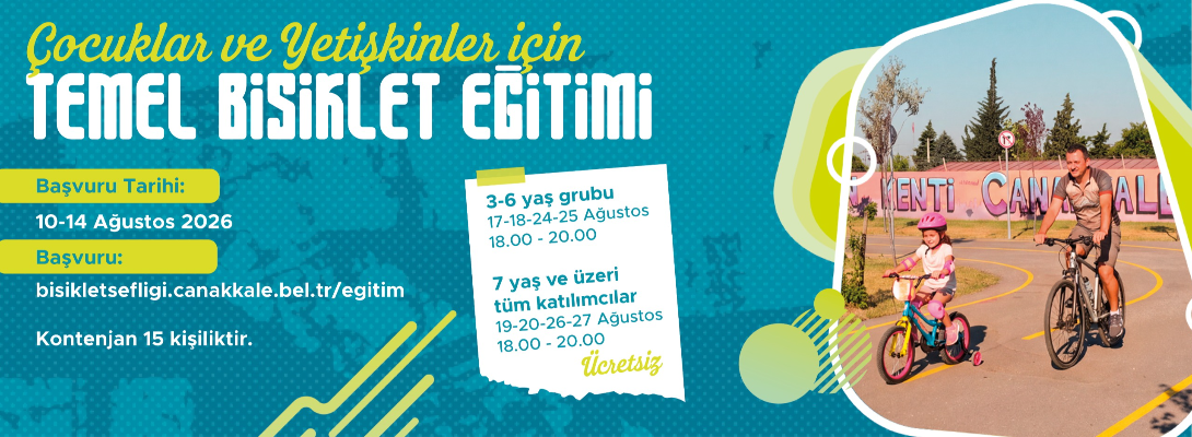 Bisikletli Yaşam Parkı'nda Temel Bisiklet Eğitimleri Başlıyor