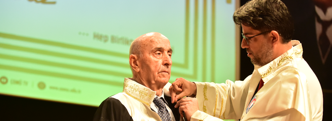 ÇOMÜ'den İş İnsanı Bayram Yusuf Aslan'a "Fahri Doktora" Unvanı