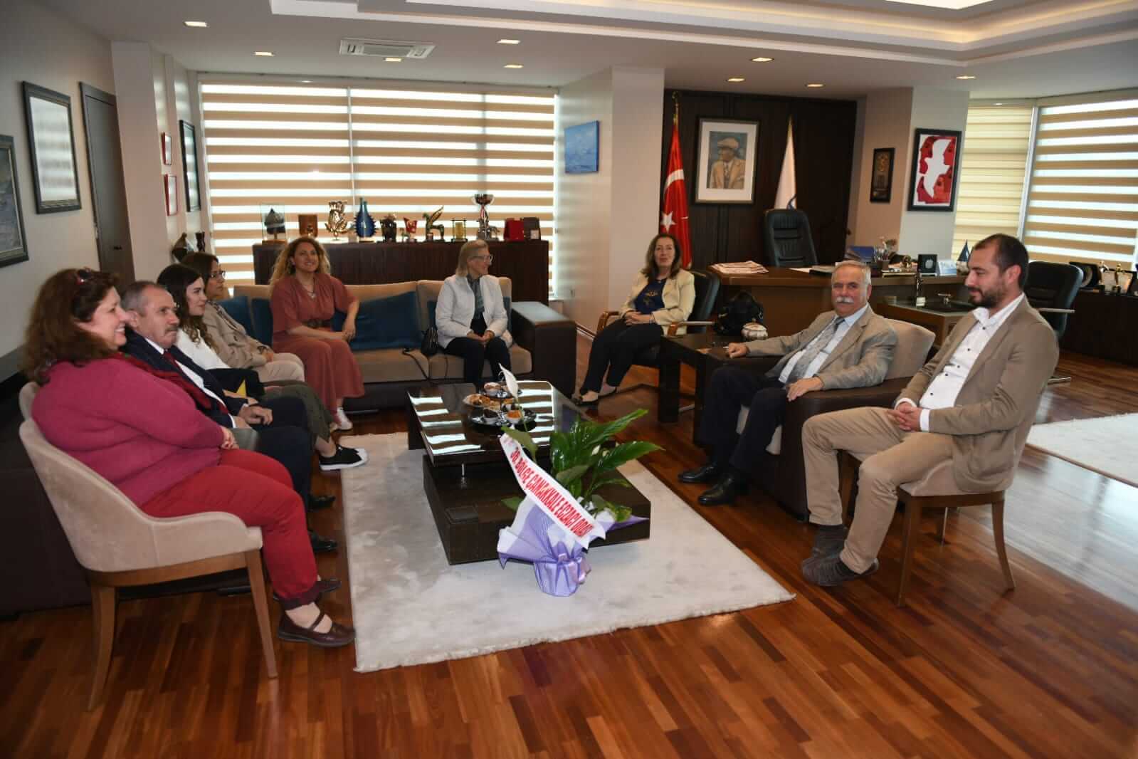 Başkan Gökhan'a Tebrik Ziyaretleri Devam Ediyor