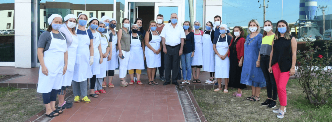 Başkan Gökhan Troida Kadın Kooperatifini Ziyaret Etti