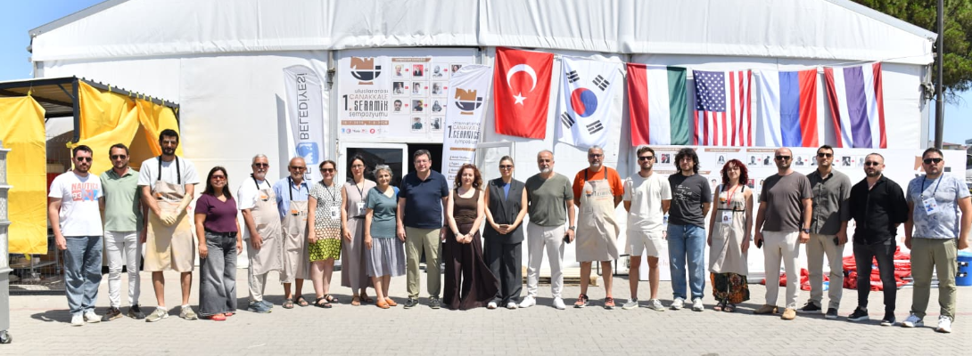 Başkan Erkek Seramik Sempozyumu Çalışmalarını İnceledi