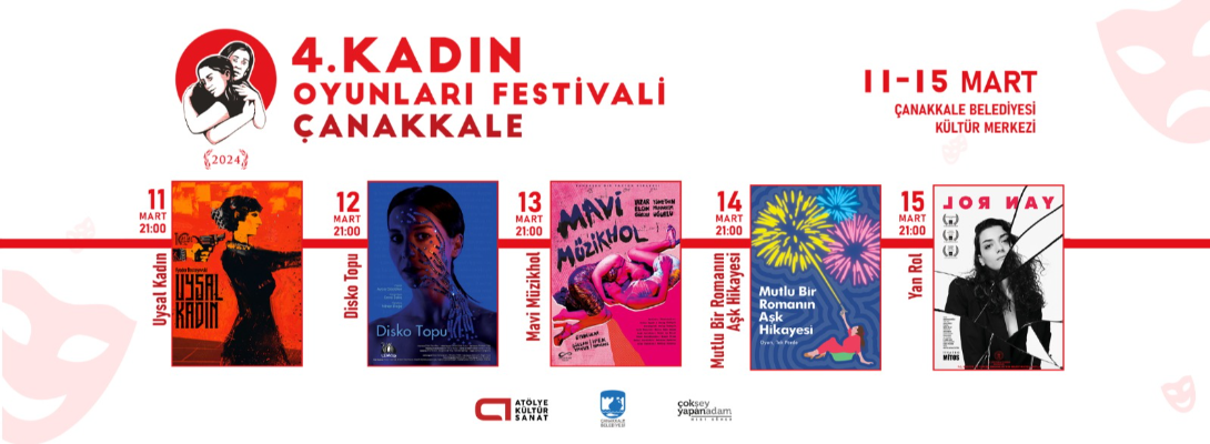 4. Kadın Oyunları Festivali, Çanakkaleli Tiyatroseverler ile Buluşacak