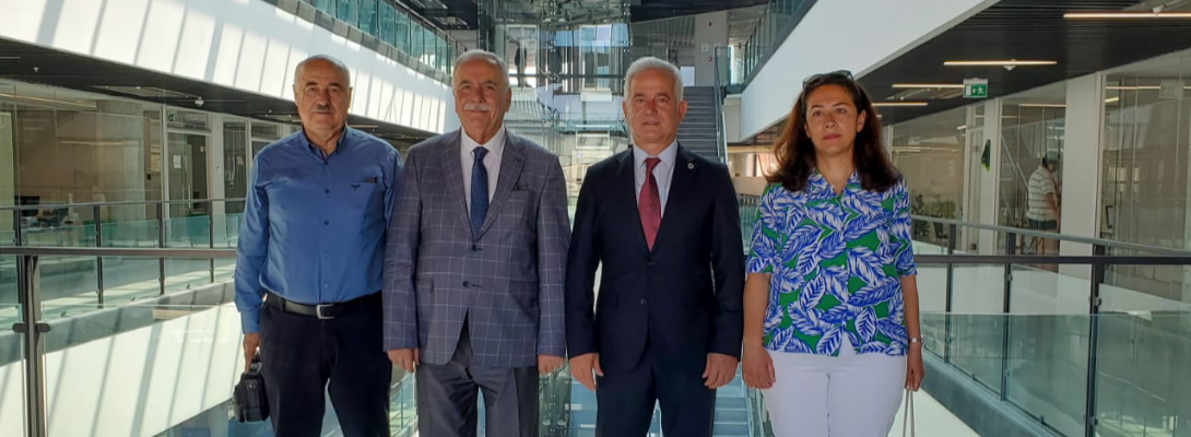 Güneşhan, Koçer ve Erte'den  Başkan Gökhan'a Ziyaret