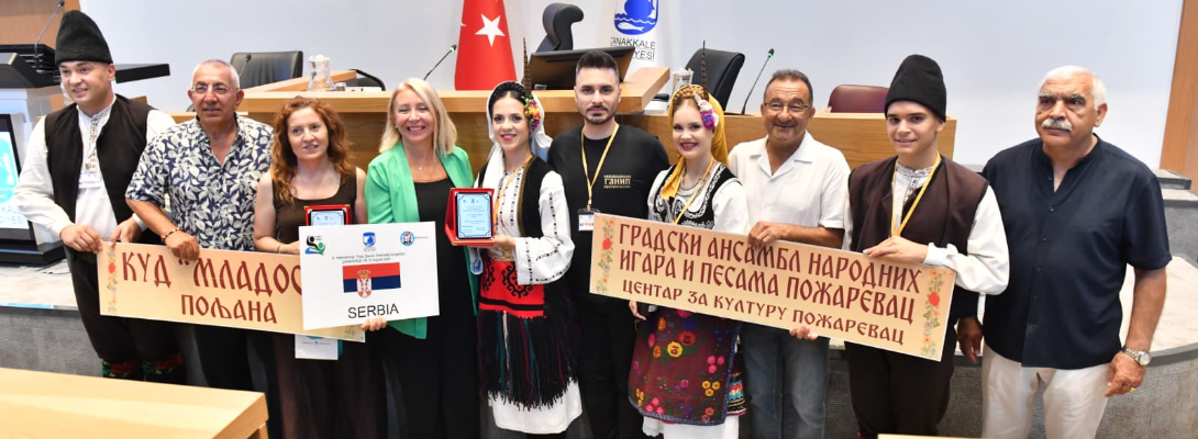 Dans Festivali Katılımcılarından Çanakkale Belediyesine Ziyaret