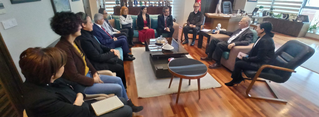 Başkan Gökhan'a Ziyaretler Sürüyor