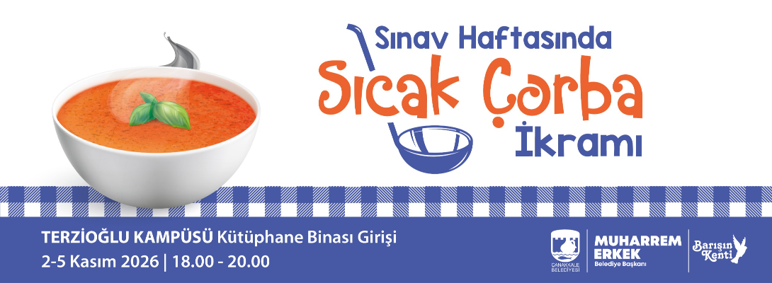 Sınav Haftasında Sıcak Çorba İkramı