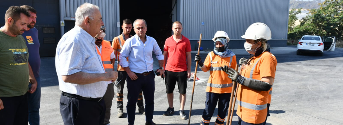 Başkan Gökhan Yangın Alanında İncelemelerde Bulundu