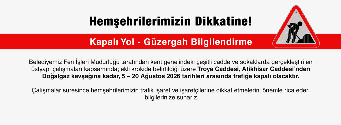 Kapalı Yol Bilgilendirme