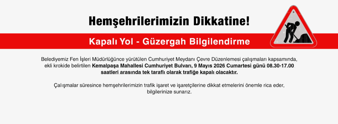 Kapalı Yol Bilgilendirme