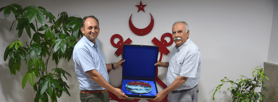 Başkan Gökhan'dan Liman Başkanı Aydemir'e İade-i Ziyaret