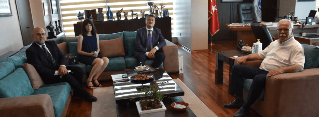 Başkan Gökhan, Başkonsolos Shved'i  Makamında Ağırladı