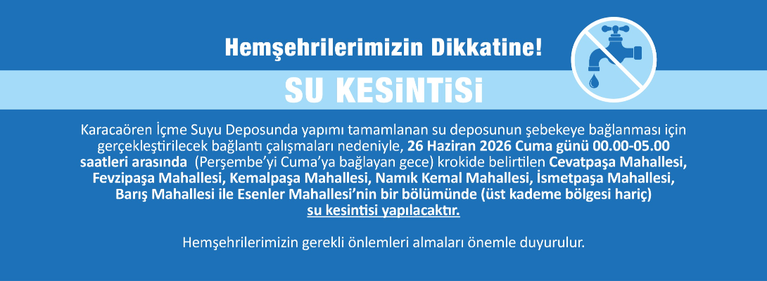 Su Kesintisi!