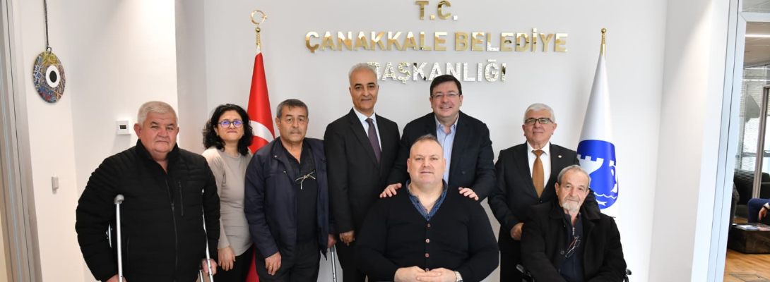 Başkan Erkek, Türkiye Sakatlar Derneği Genel Başkanı Boyraz'ı Ağırladı