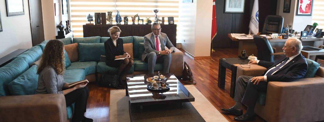 Kanada İstanbul Başkonsolosu Achtoutal'dan Başkan Gökhan'a Ziyaret